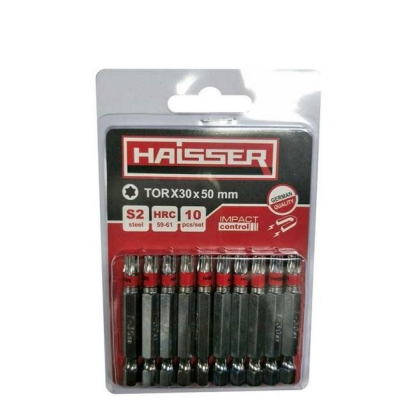 Набір біт Haisser TORX 30X50 мм 10шт
