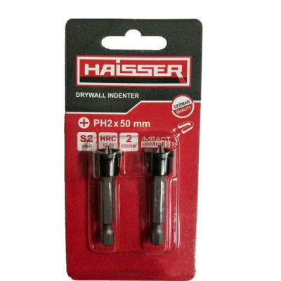 Набір біт по гіпсокартону Haisser PH2X50 мм 2шт