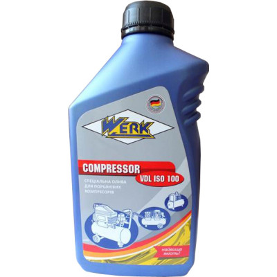 WERK COMPRESSOR VDL ISO100 Олія компресорна 1 л