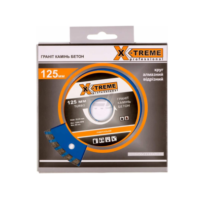 X-TREME Segment - 115x7x22.23мм Коло алмазне по бетону