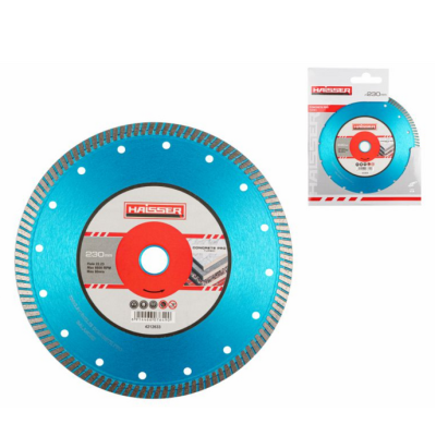 Диск діамантовий Turbo concrete pro 125х2.3х10х22.23 Haisser