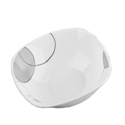 Салатник V-190Sgb Сірі бульбашки square Vittora 190 мм
