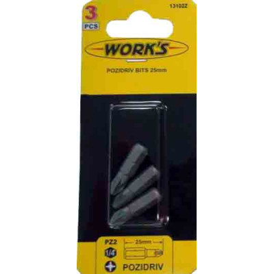 Works Набір біт 3 шт