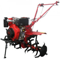 Культиватор дизельний Forte 1050E, колеса 10", 6 к.с. (червоний)