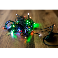Електрогірлянда світлодіодна кольорова. 50 LED, 5М, 220V BPNY