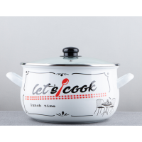 Gusto GT-T-122-LCW Каструля Lets cook біла 22 см 5.1 л