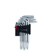 Haisser 48114 Набір Г-подібних ключів TORX з отвором