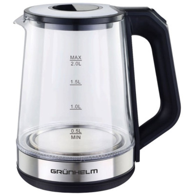 Grunhelm EKG-2313 Електрочайник скляний (чорний)