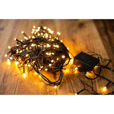 Електрогірлянда світлодіод. тепло-білий. 300 LED, 30 М, 8 режимів, 220V BPNY