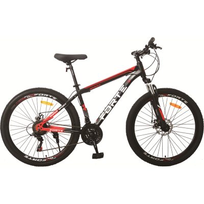 Велосипед Forte Braves МТВ 27,5"/19" (117836) чорно-червоний