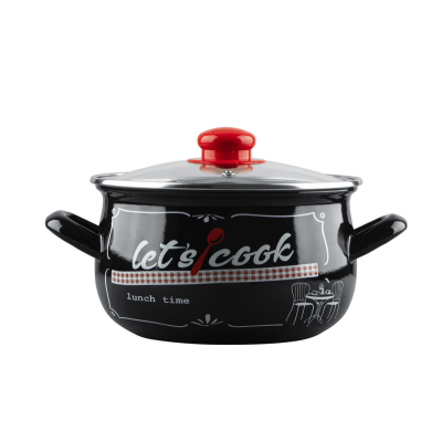 Gusto GT-T-122-LCB Каструля Lets cook чорна 22 см 5.1 л