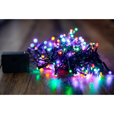 Електрогірлянда зовнішня кольорова. 100 LED, 10м, 220V. BPNY