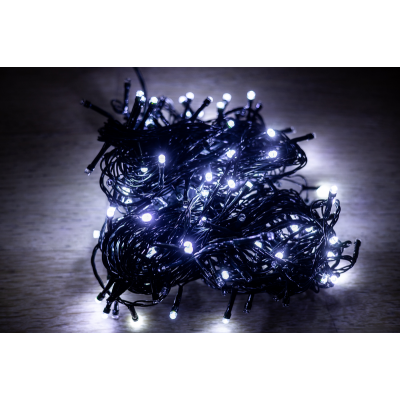 Електрогірлянда світлодіод. біл.300 LED, 30 М, 8 режимів, 220V BPNY