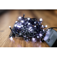 Електрогірлянда світлодіодна біл.50 LED, 5М, 220V BPNY