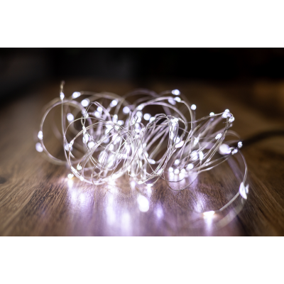 Електрогірлянда мікролід біл.100 LED, 11М, 220V BPNY