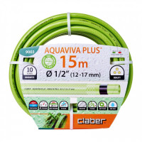 Шланг для поливу Claber Aquaviva Plus 9003 15 м 1/2 зелений