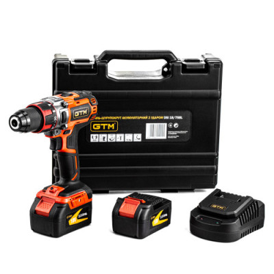 Акумуляторний ударний шуруповерт GTM DSI18/75BL