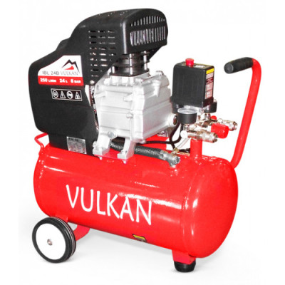 Поршневий повітряний компресор VULKAN IBL 24B 1.8 кВт 24 л масляний