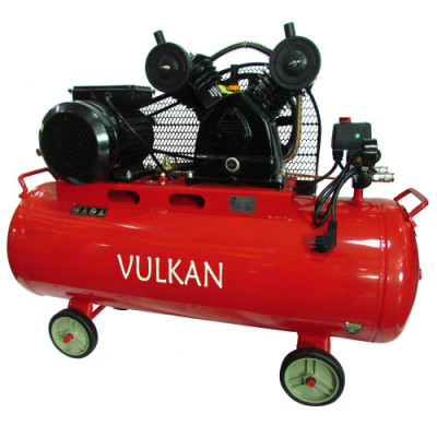 Поршневий компресор масляний для фарбування 100 л Vulkan IBL 2070E-220-100